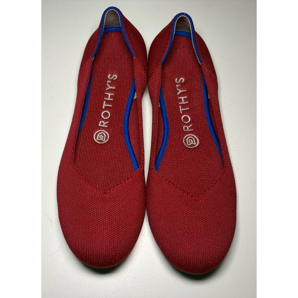 Rothy's Women's Red Knit Flats